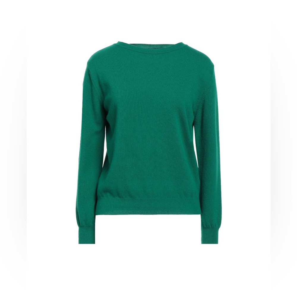 Bellwood Green Knit Wool Sweater Small